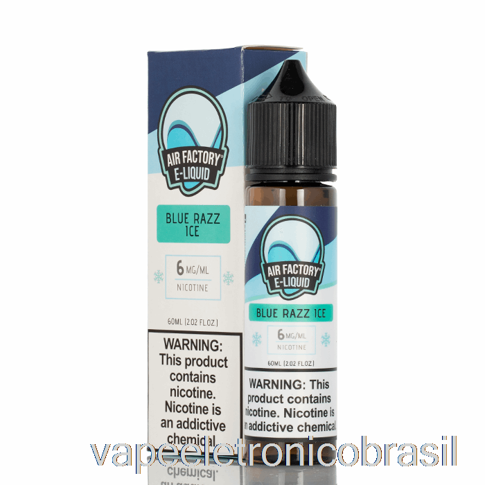 Vape Vaporesso Geada - Razz Azul Gelado - Fábrica De Ar - 60ml 0mg